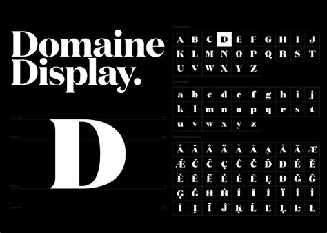 Domaine Display Narrow Black Italic Similar Fonts Ibarra Real Nova Added by qbayer (6 Styles) Font-Face Web fonts & TTF-OTF Download Add to List Gr-Memories Added by Felicity McGlynn (1 Style) Font-Face Web fonts & TTF-OTF Download Add to List Scrypticali Added by srippin (2 Styles) Font-Face Web fonts & TTF-OTF Download Add to List. . Domaine display vk